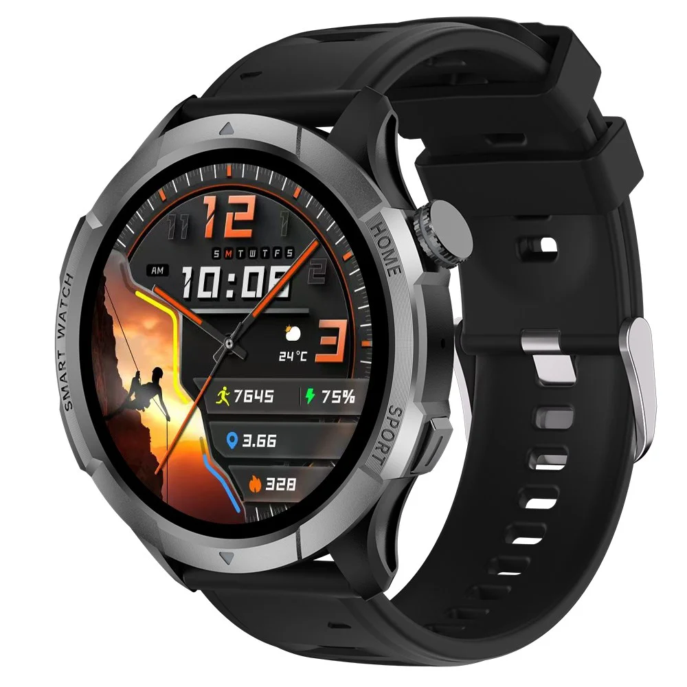 Wapik 블루투스 통화 스마트워치 ST10 1.43인치 아몰레드 고화질