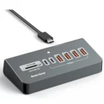베이직기어 버티컬 8in1 C타입 10Gbps USB 멀티허브, 1개
