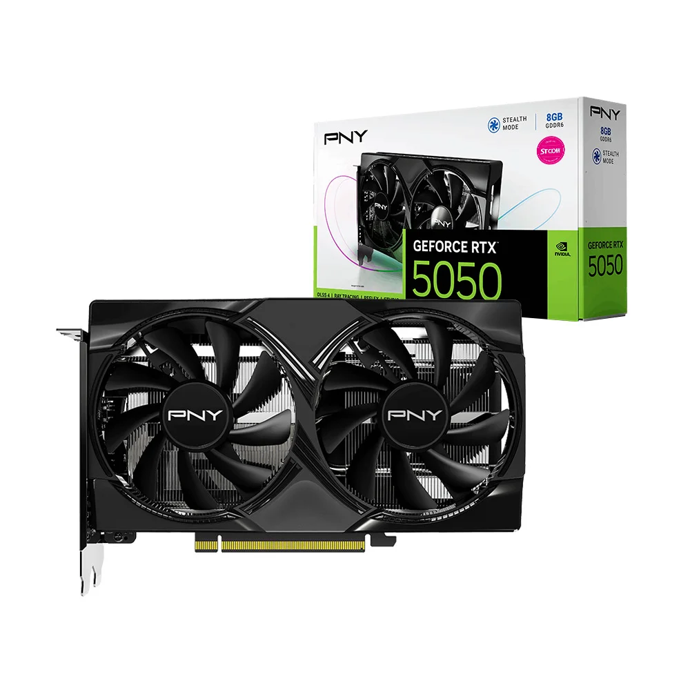 PNY 지포스 RTX 5050 D6 8GB Dual Fan STCOM 그