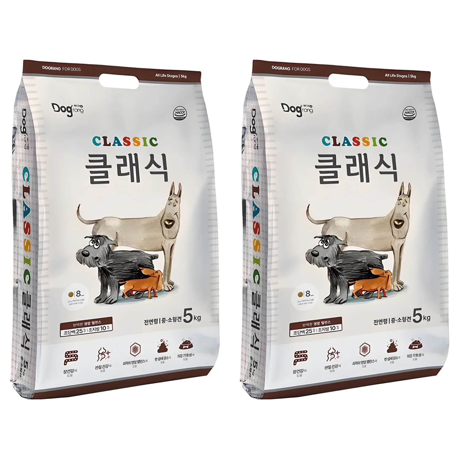 도그랑 전연령 강아지 클래식 건식사료