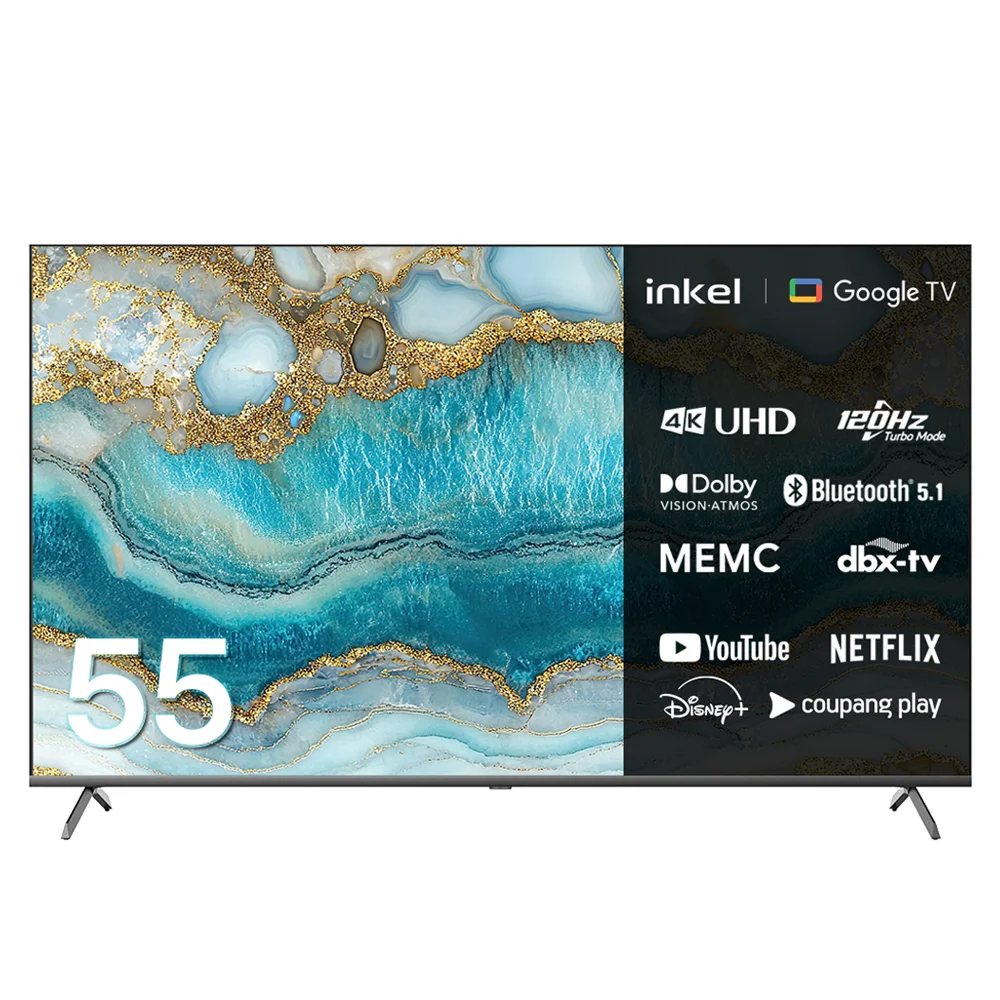 인켈 4K UHD 구글 5.0 DLG 120Hz 스마트 TV