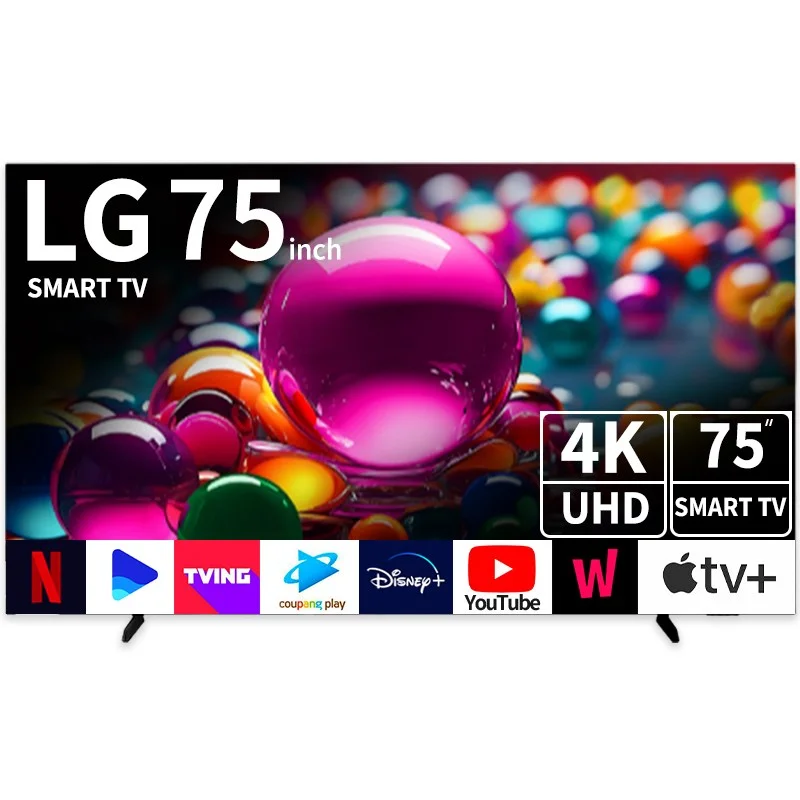 LG 75인치 TV 4K 울트라 UHD 스마트 TV 2025년형 75UA