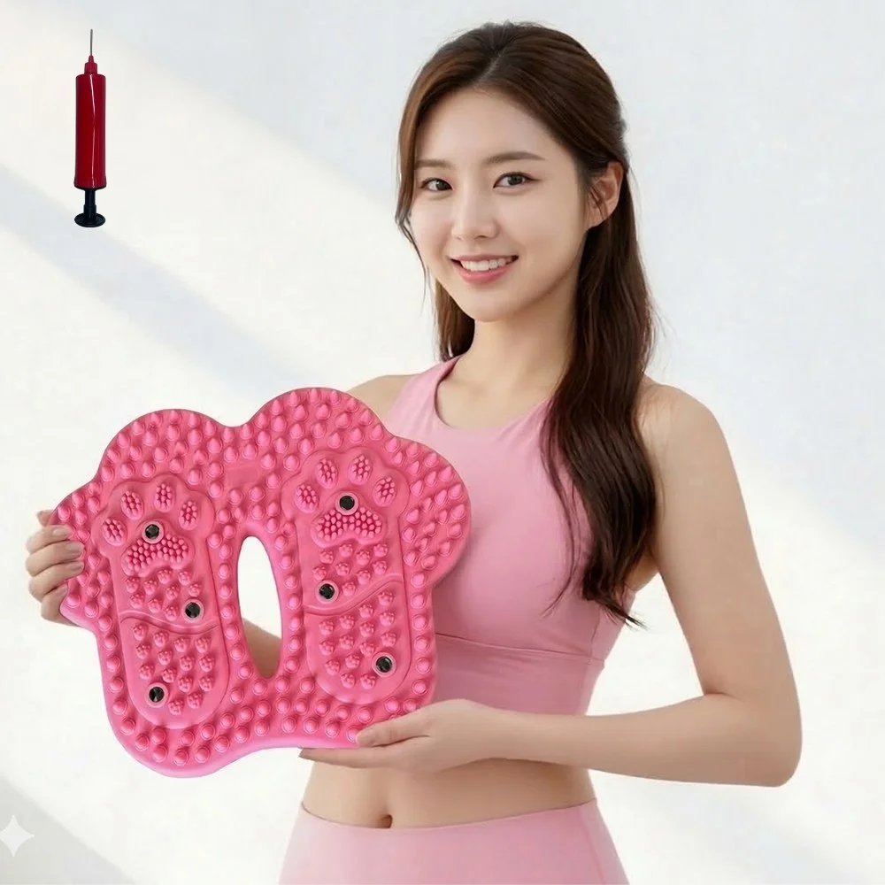 홈프로 무소음 에어 지압 스텝퍼 가정용 홈트 기구, 퍼플, 단일상품