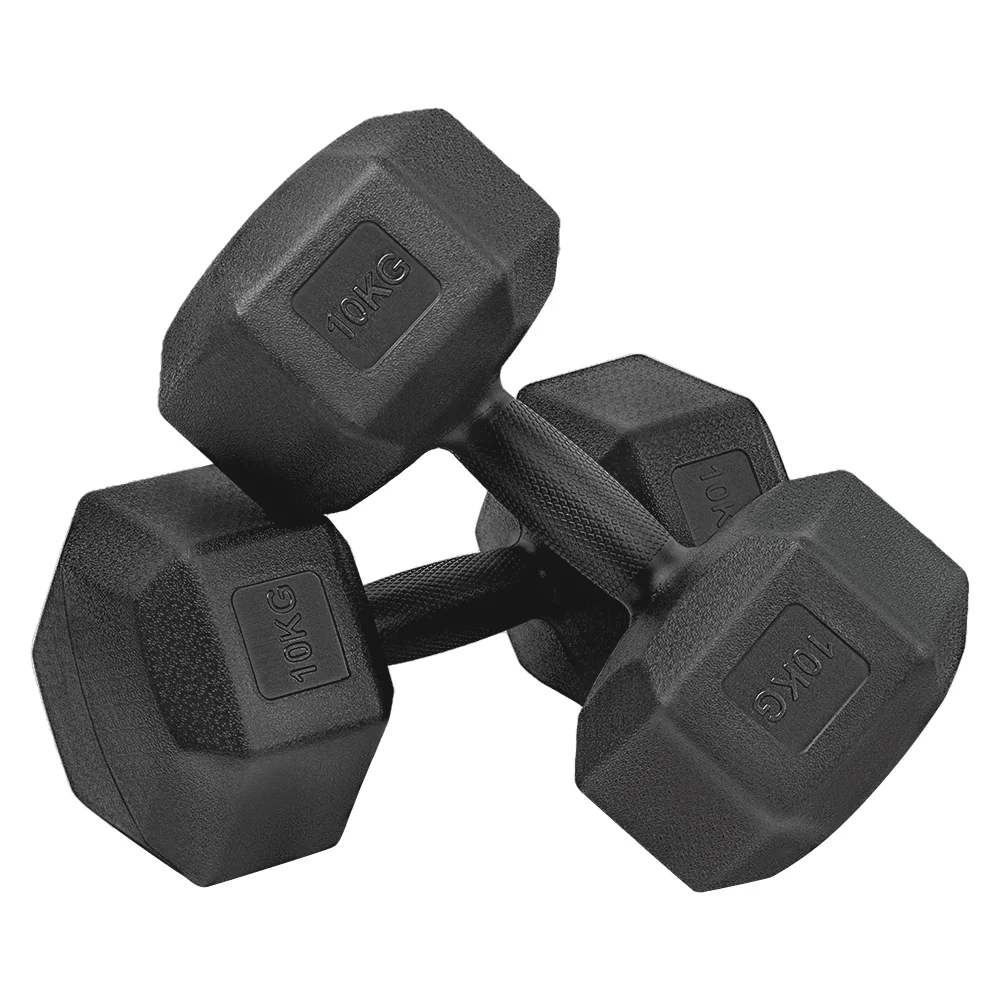 코멧 스포츠 고중량 육각 덤벨 아령 블랙