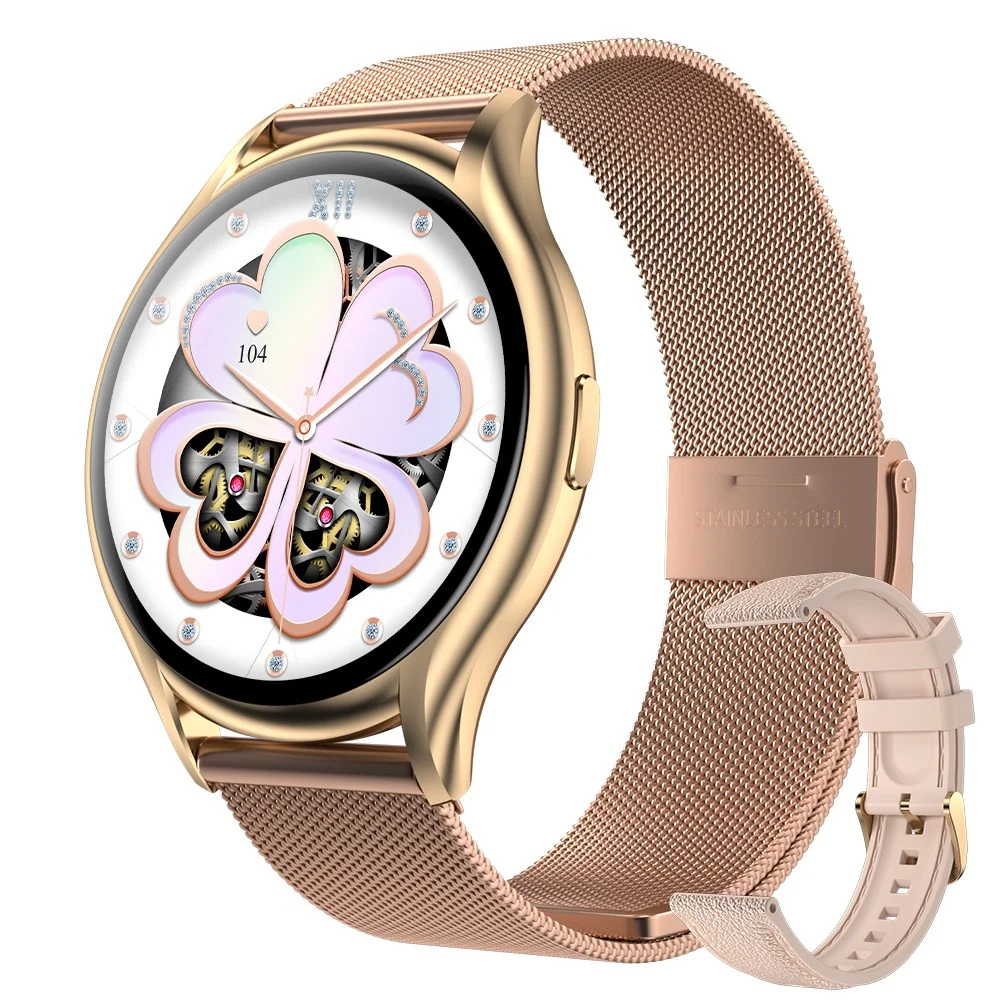 Wapik 블루투스 통화 스마트워치 Y2 AMOLED 초슬림 패션시계,