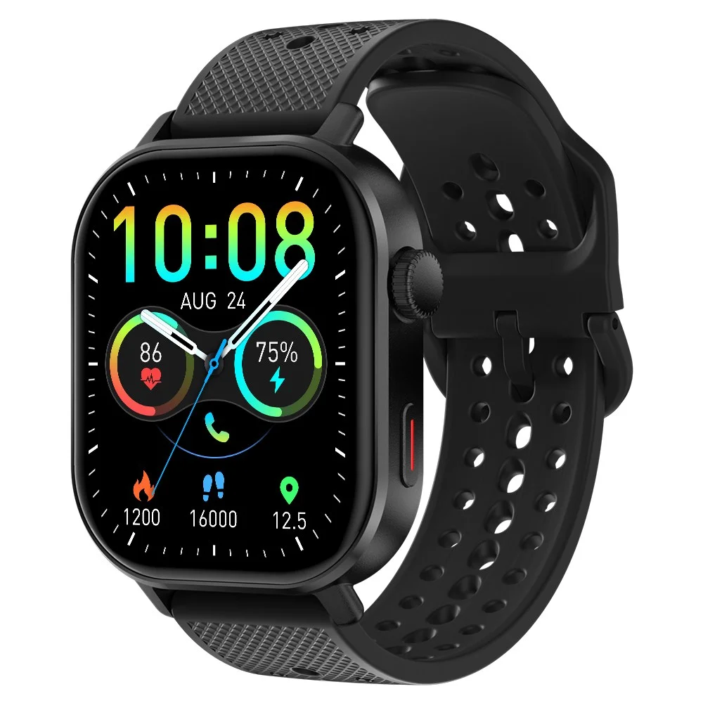 와피크 아웃도어 스마트 워치 ST60 SOS통화 AI운동인식 스포츠시계,