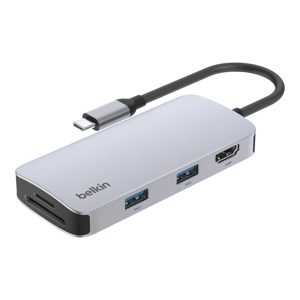 벨킨 USB C 5in1 멀티 포트 허브 어댑터 AVC007fqSGY