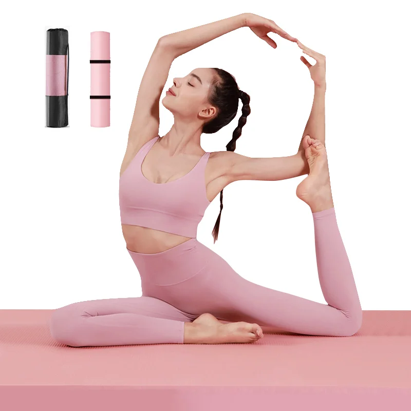 Aram 두꺼운 와이드 NBR 운동 요가매트 20mm 미끄럼방지+스트랩