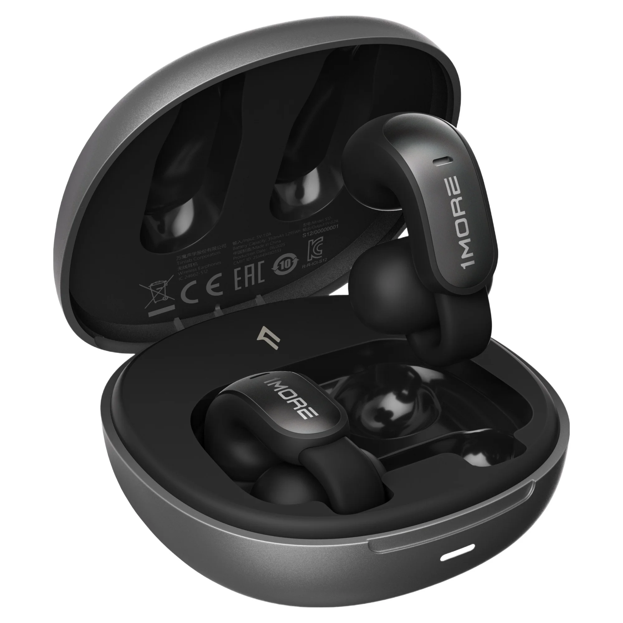 원모어 ENC 노이즈캔슬링 듀얼 마이크 귀걸이형 게이밍 블루투스 무선 이