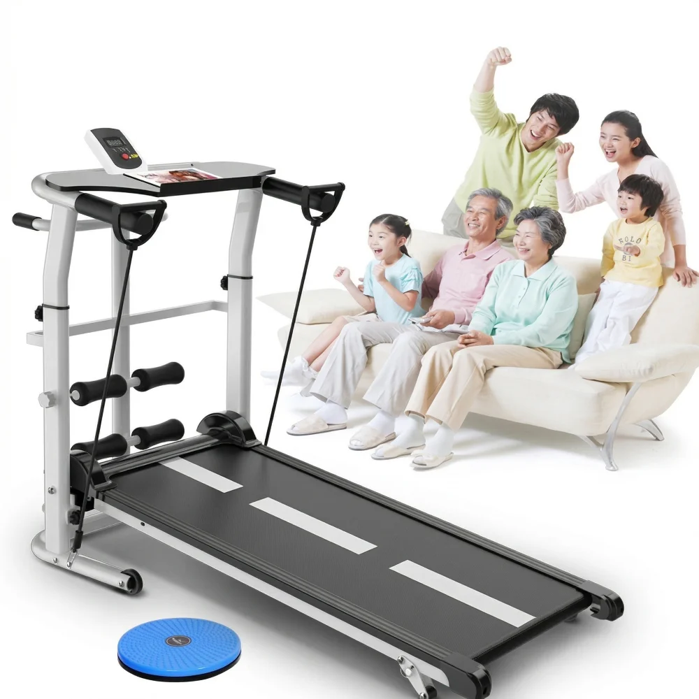 슬림맥스 각도조절 무동력 트레드밀 접이식 러닝머신, 화이트, 각도조절 런