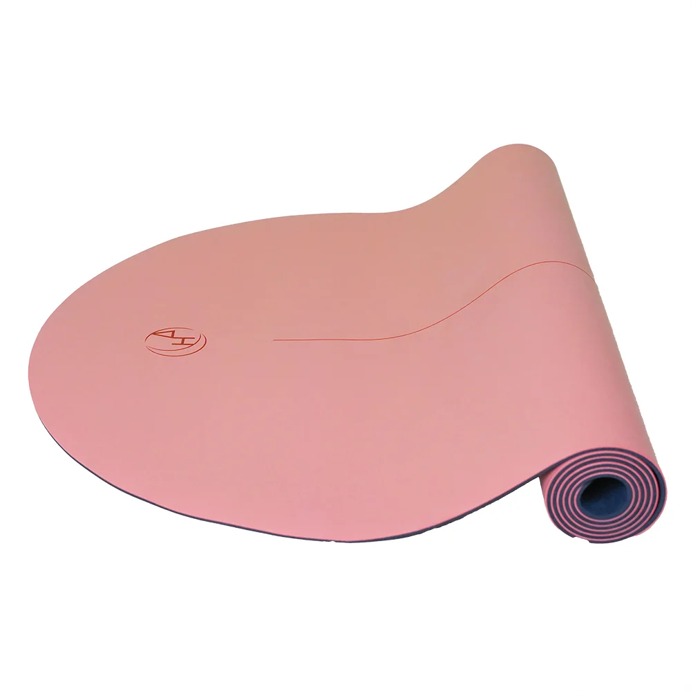 하티 하프문 논슬립 요가매트, 1개, 피치핑크