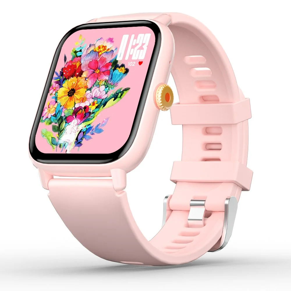 WAPIK 블루투스 통화 스마트워치 Z8 한글판 GPS, 핑크, 4.8c