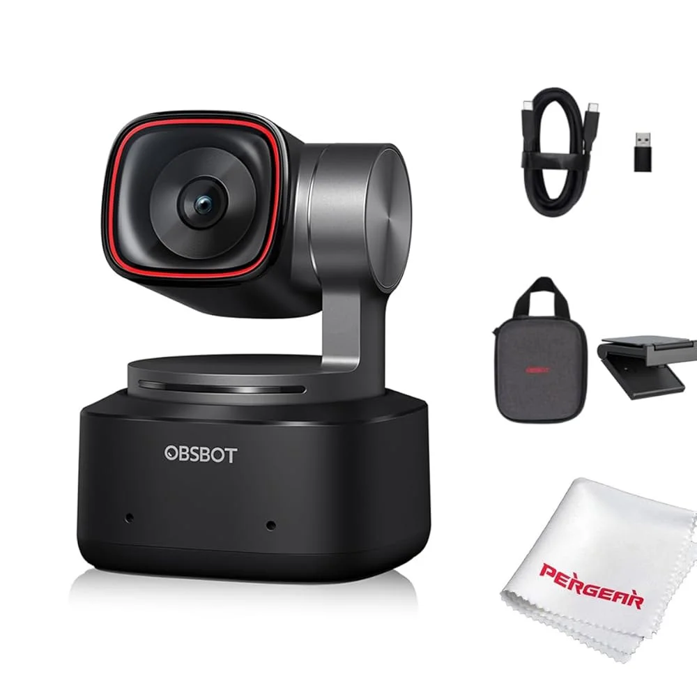 OBSBOT Tiny 2 AI 기반 PTZ 4K 웹캠 1/1.5인치 CM