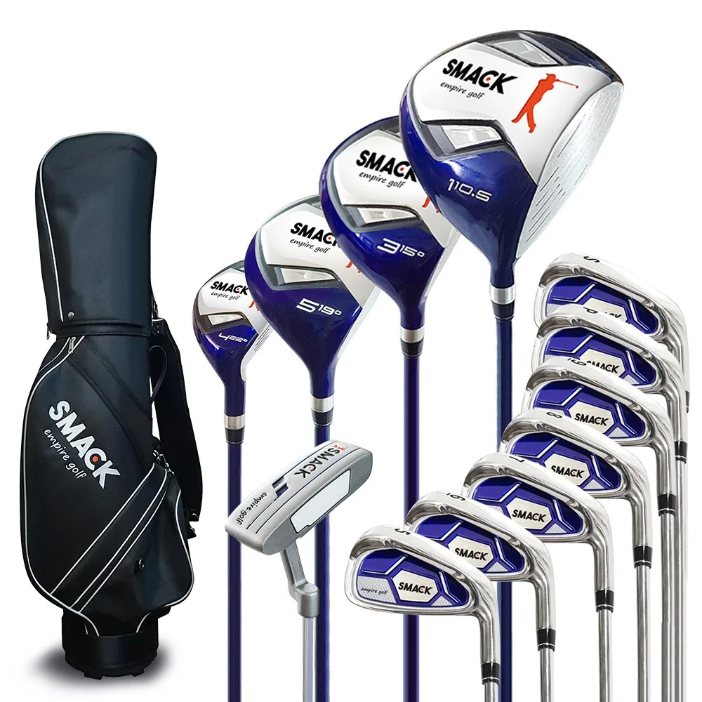 13종 풀세트 SMACK 골프클럽 골프채 골프가방포함 남 여
