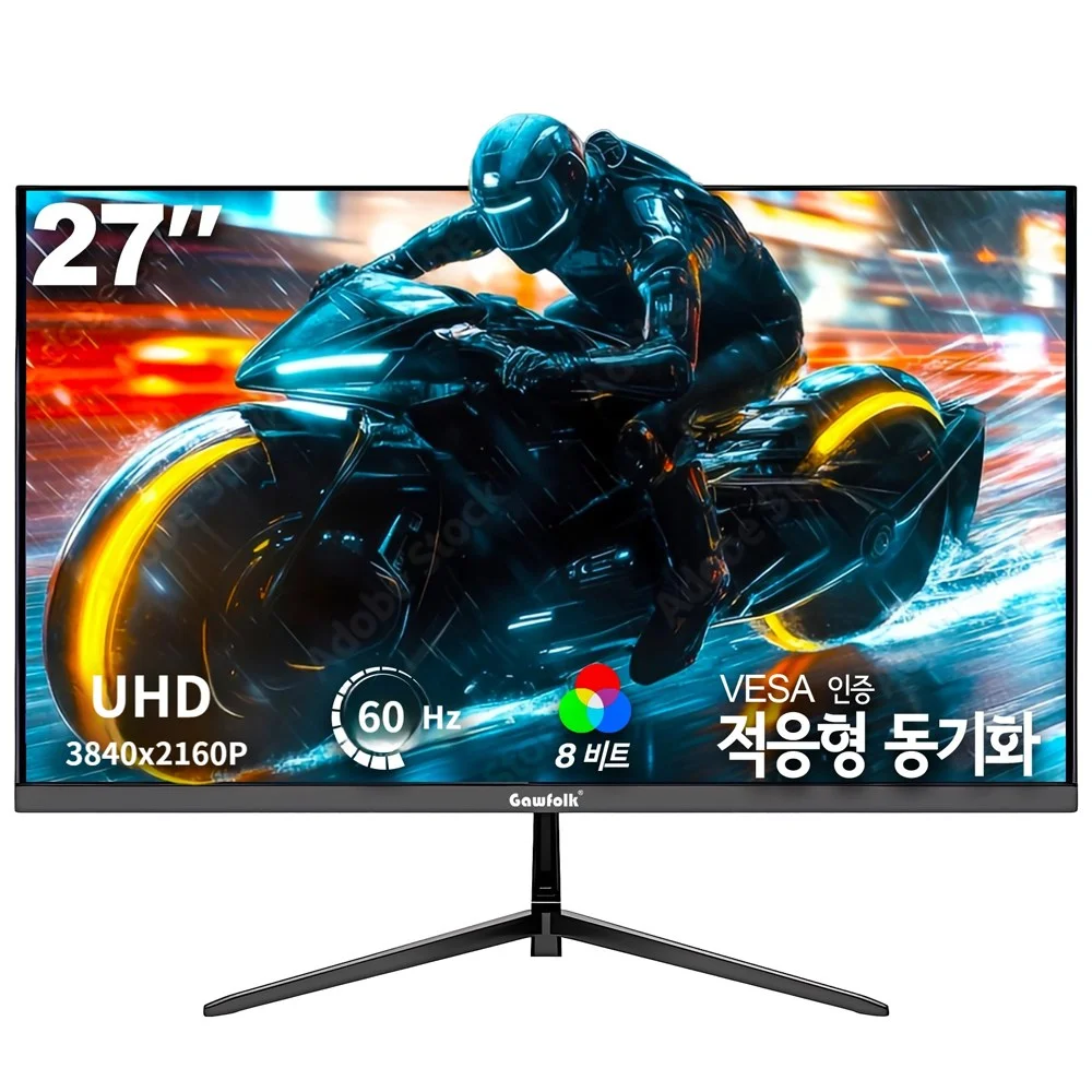 27인치 게이밍 모니터, 4K UHD 모니터, IPS패널, 60Hz VA