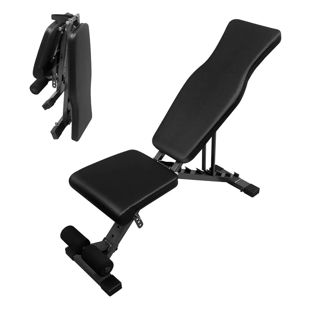 ICSPOID 조절식 웨이트 벤치 프레스, 전신 운동을 위한 접이식 근력