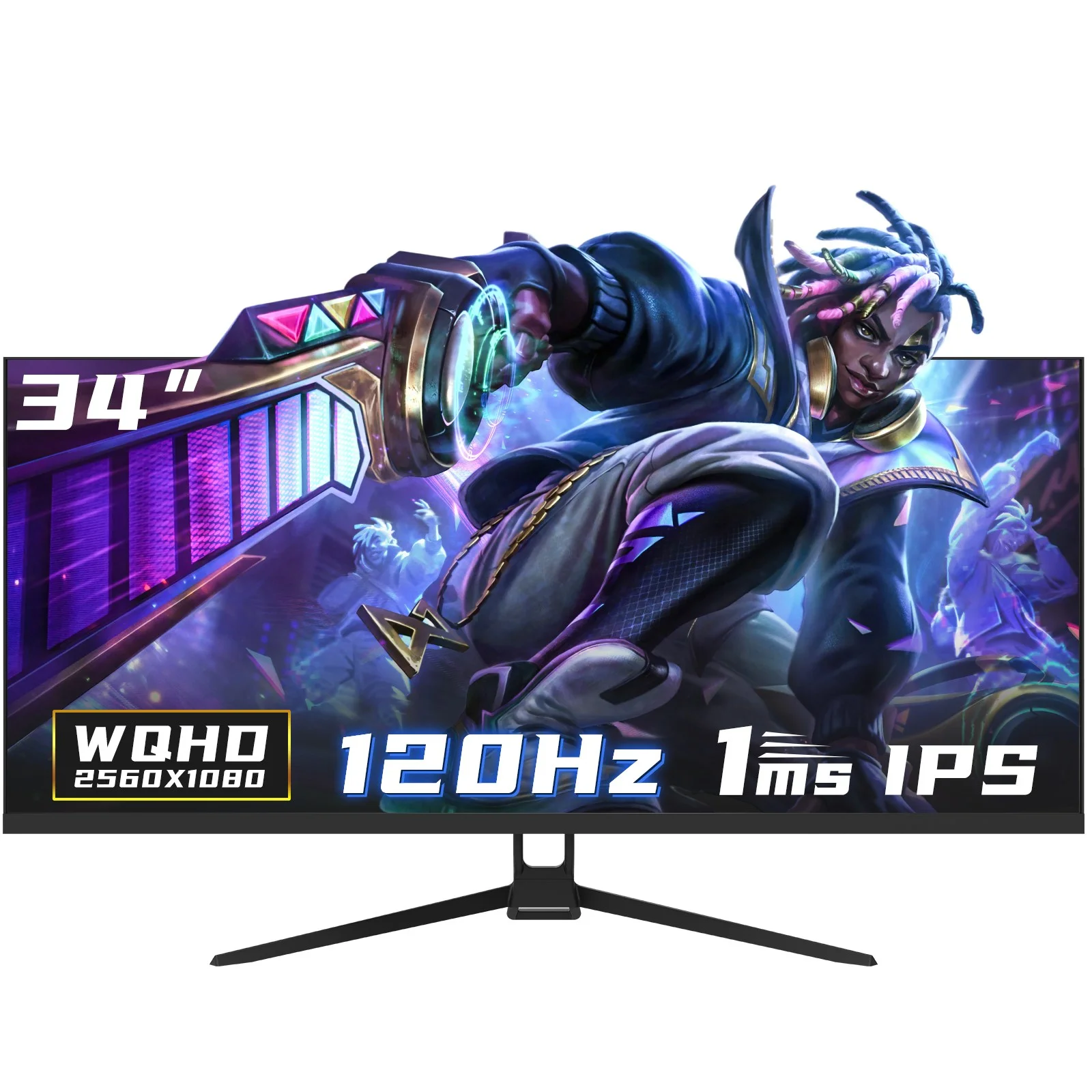 34인치 울트라 와이드 커브드 게이밍 모니터 1500R, 4k, UWQH