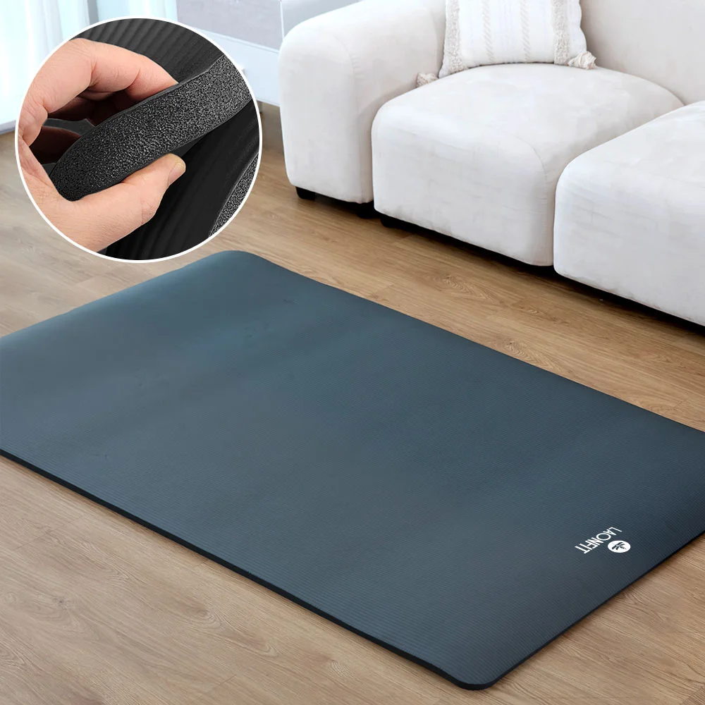 라온핏 NBR 요가매트 스탠다드 20mm, 차콜, 1개