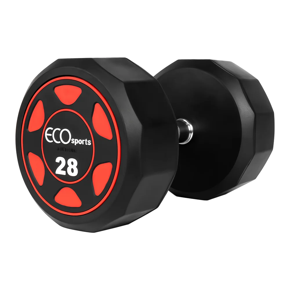 에코스포츠 고중량 12각 파워 덤벨 아령, 1개, 28kg