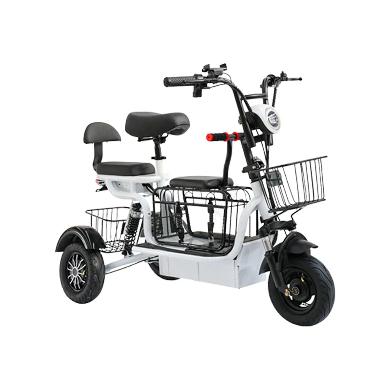 노인용 전기 자전거 세발전기자전거 바이크 접이식, 1개
