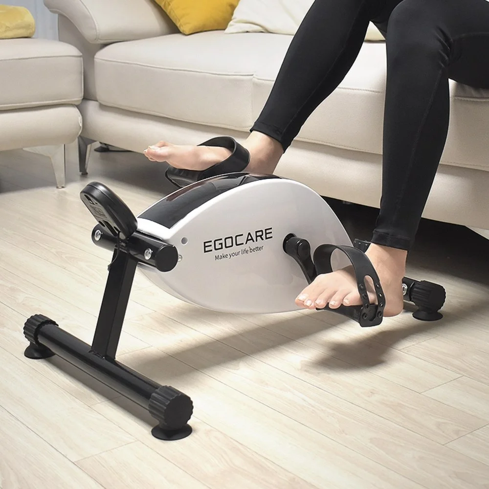 (별도조립x+매트 사은품)이고케어 가정용 미니 실내 재활 자전거