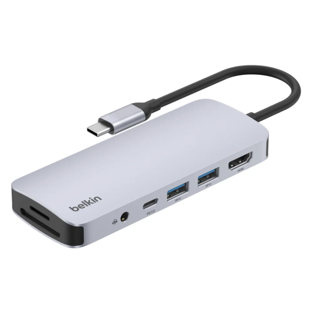 벨킨 connect USB C 7in1 멀티 포트 허브 어댑터 AVC00