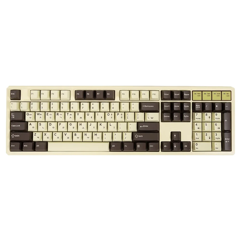 큐센 PBT 풀윤활 가스켓 유선 기계식 키보드 YSY 실론시나몬축