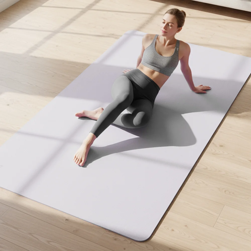 아리프 TPE 자이언트 요가매트, 라이트 퍼플, 1개